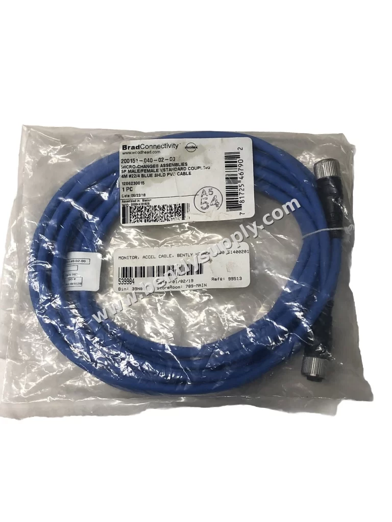 Bently Nevada 200151-60-02-00 product photo — Bently Nevada 200151-60-02-00 Sensor de vibração