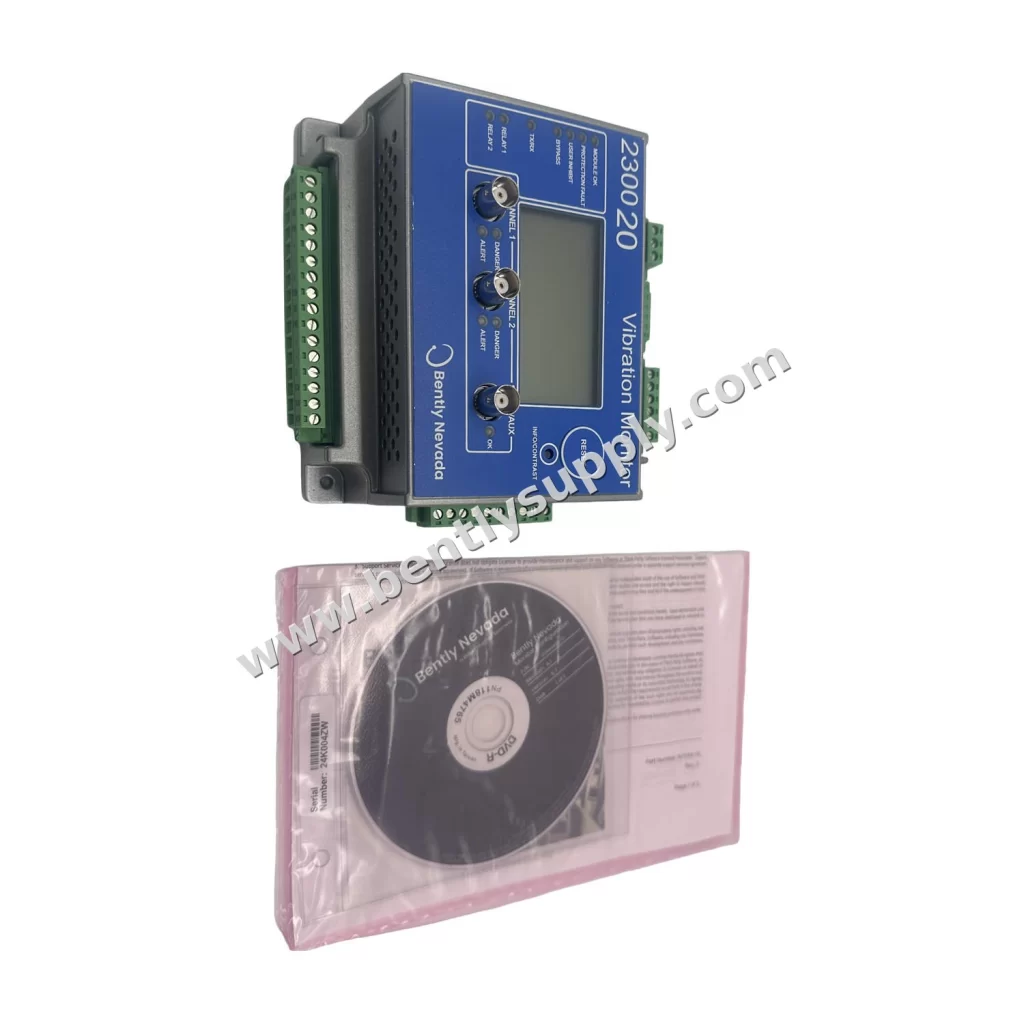 Bently Nevada 2300/20-00 product photo — Bently Nevada 2300/20-00 Módulo de monitoramento