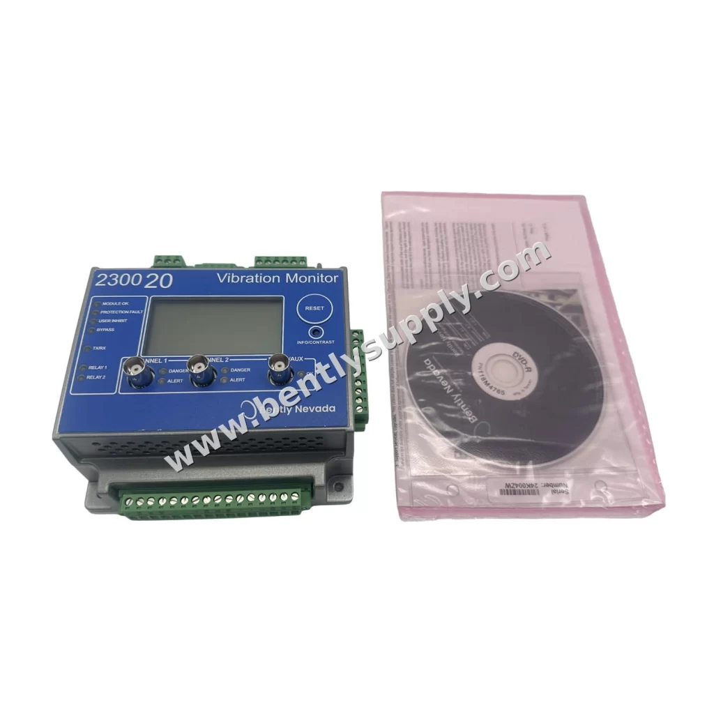 Bently Nevada 2300/20-00 product photo — Bently Nevada 2300/20-00 Módulo de monitoramento