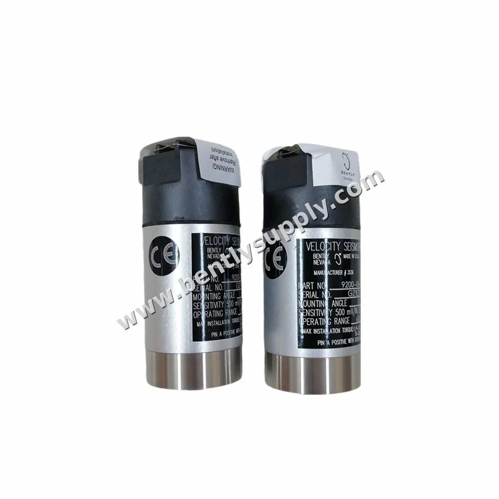Bently Nevada 9200-03-01-01-00 product photo — Bently Nevada 9200-03-01-01-00 Two-Wire Velocity Seismoprobe Transducer